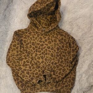Kids Leopard Print Hoodie By Comfrt